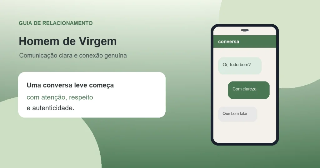 Como conquistar um homem de Virgem pelo WhatsApp